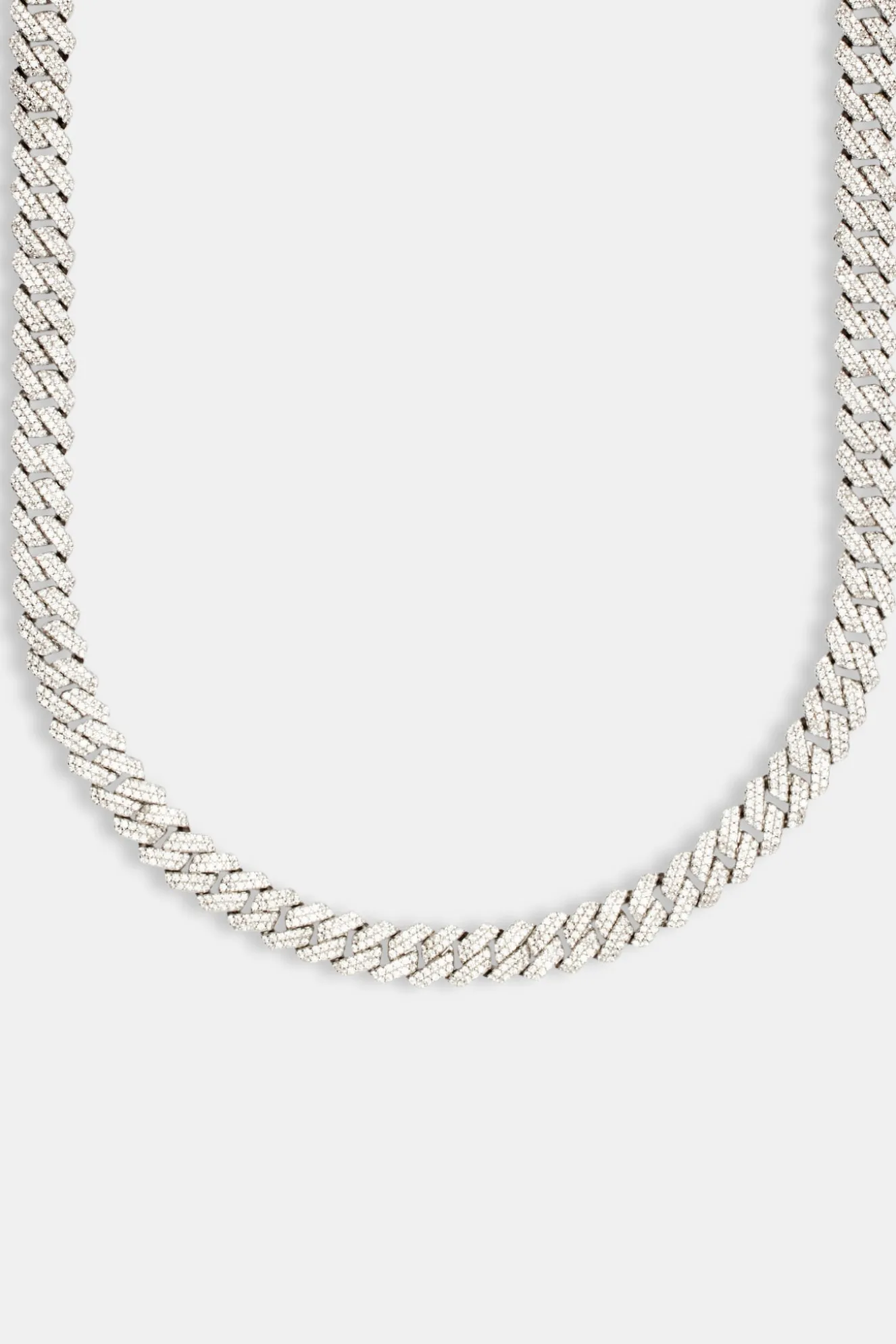 Prong Cuban Chain - 8mm - White