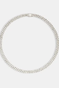 Prong Cuban Chain - 8mm - White