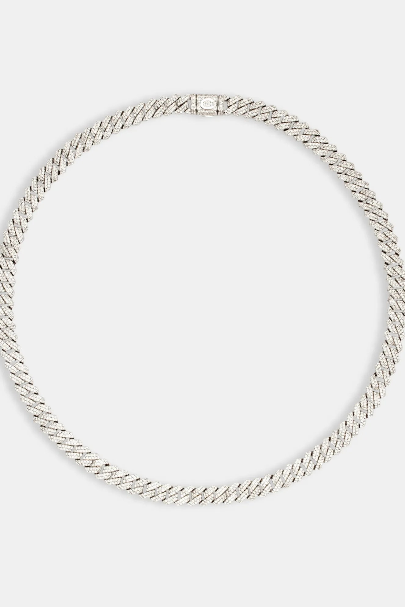Prong Cuban Chain - 8mm - White