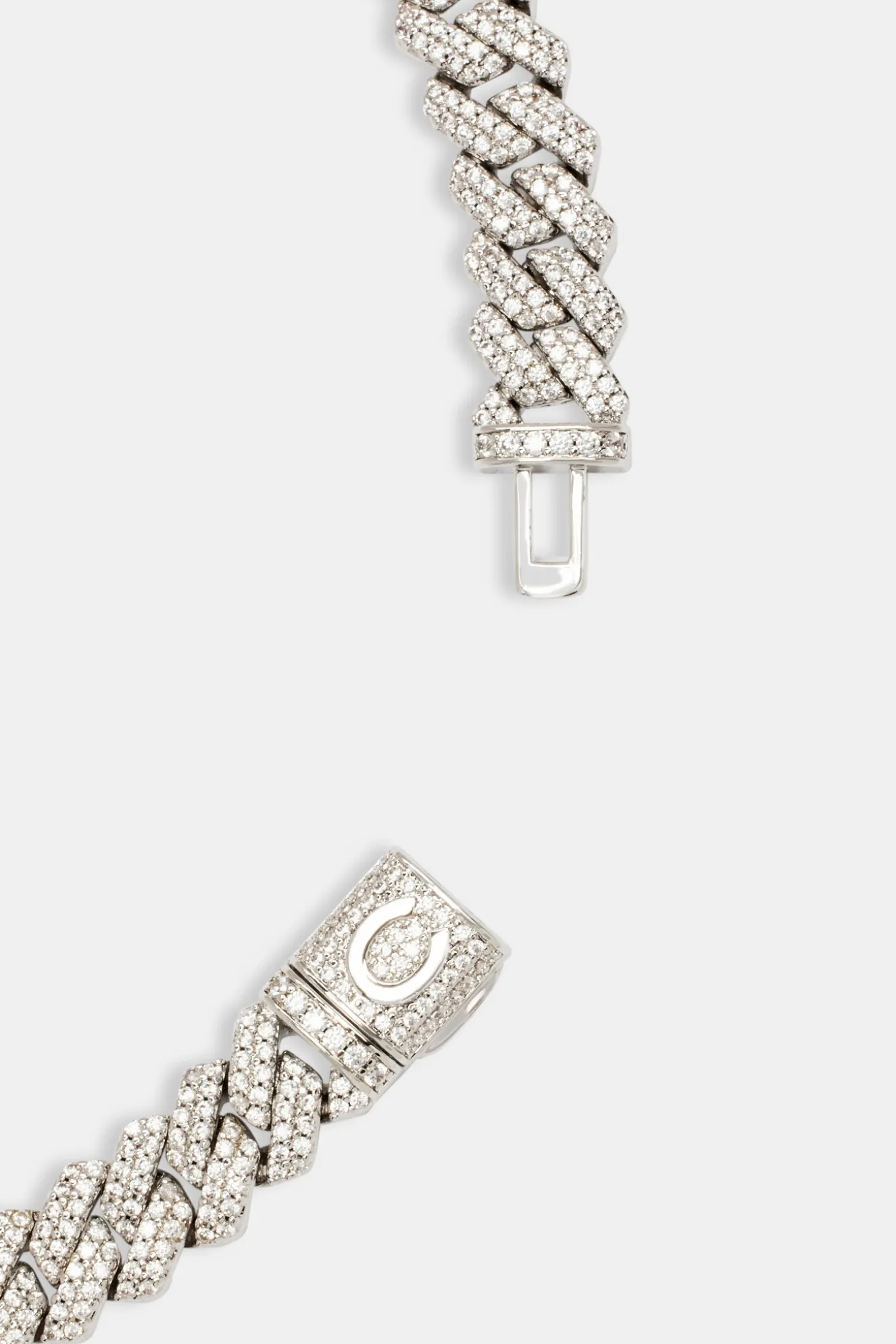 Prong Cuban Chain - 8mm - White