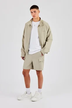 Relaxed Cargo Short - Stone