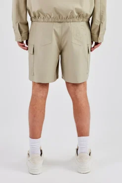 Relaxed Cargo Short - Stone
