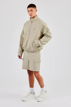 Relaxed Cargo Short - Stone