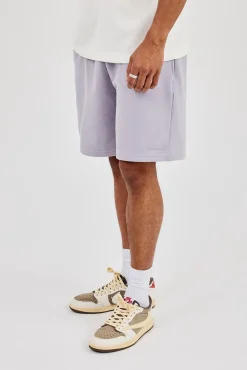 Relaxed Jersey Short - Dusty Purple