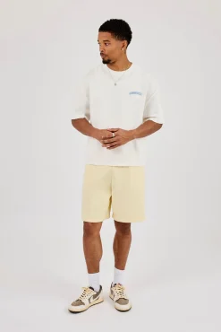 Relaxed Jersey Short - Lemon