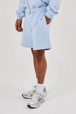Relaxed Jersey Short - Light Blue