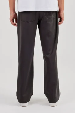 Relaxed Taping Track Pant - Charcoal