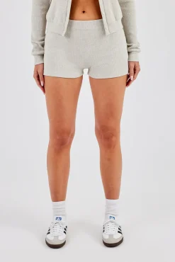 Rib Short - Grey