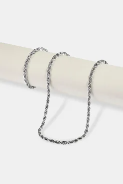 Rope Bracelet & Chain - 5mm - White
