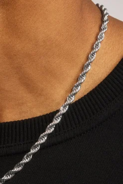 Rope Bracelet & Chain - 5mm - White