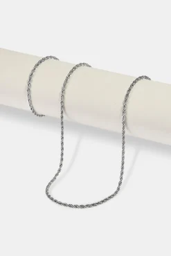 Rope Bracelet & Chain - 3mm - White