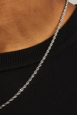 Rope Bracelet & Chain - 3mm - White