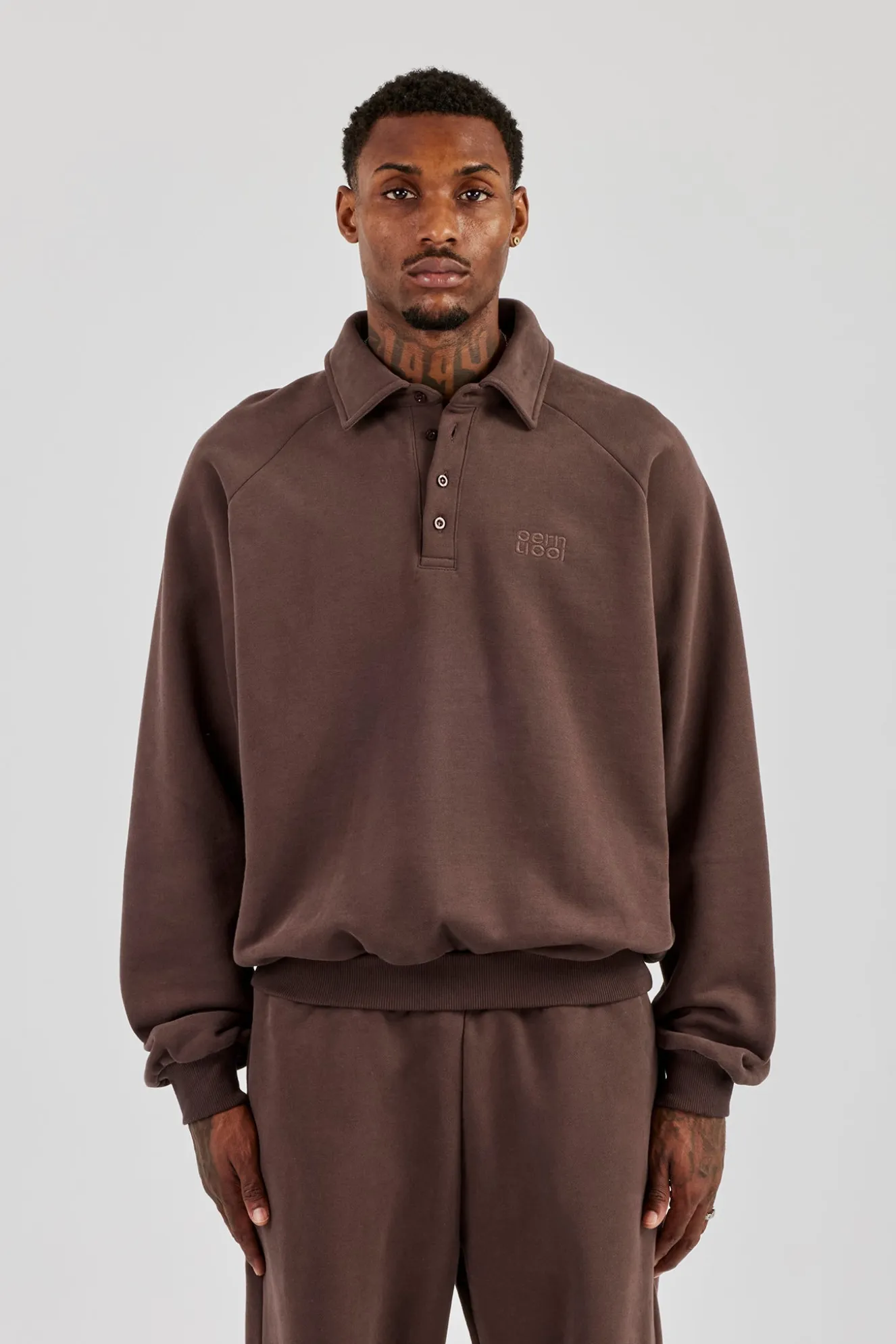 Rugby Sweater - Coffee