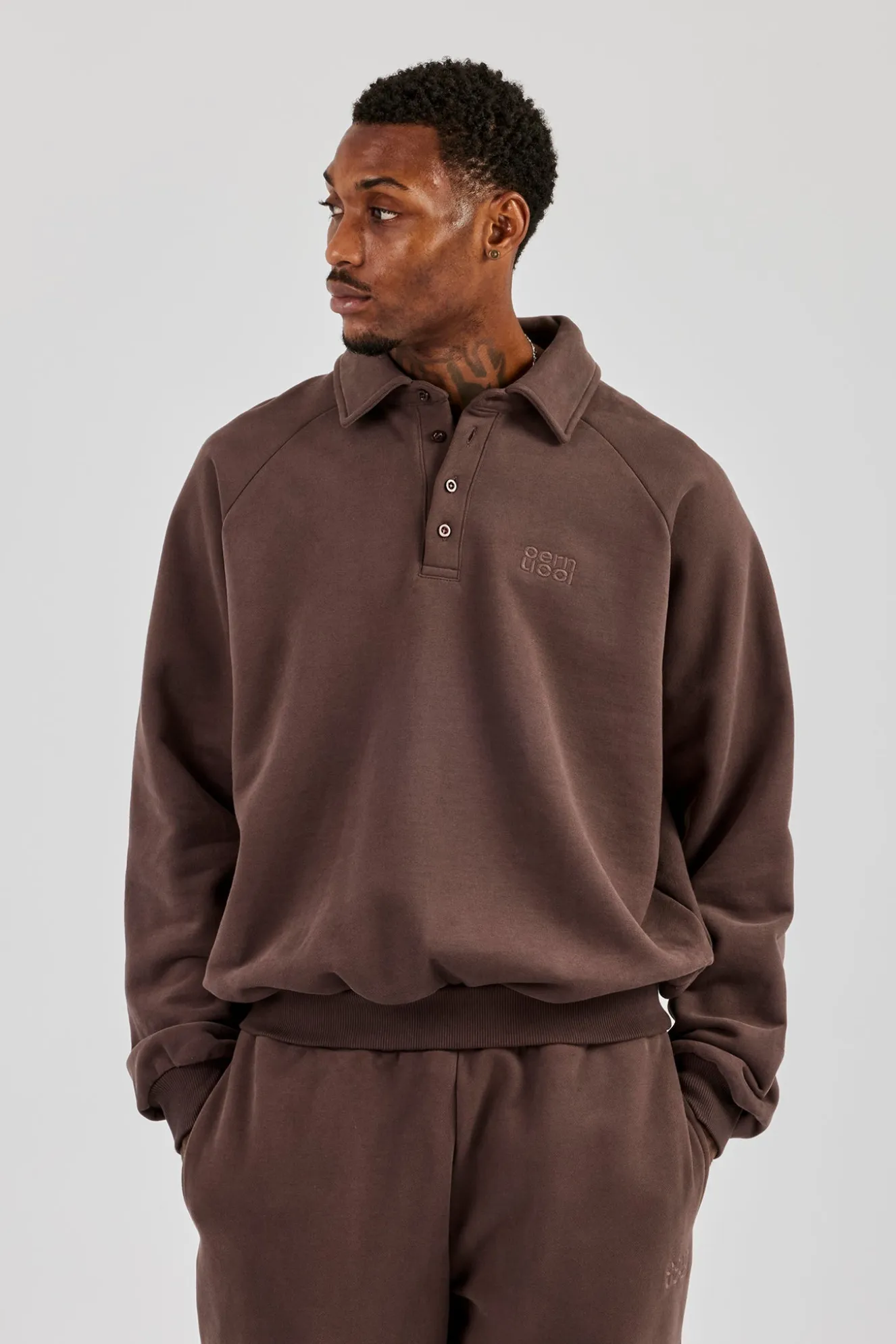 Rugby Sweater - Coffee