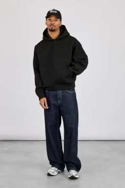 Scuba Boxy Hoodie - Black