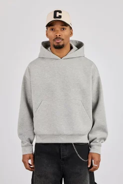 Scuba Boxy Hoodie - Grey