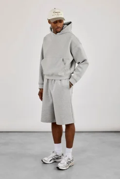 Scuba Boxy Hoodie & Jort - Grey