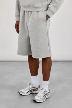 Scuba Boxy Hoodie & Jort - Grey