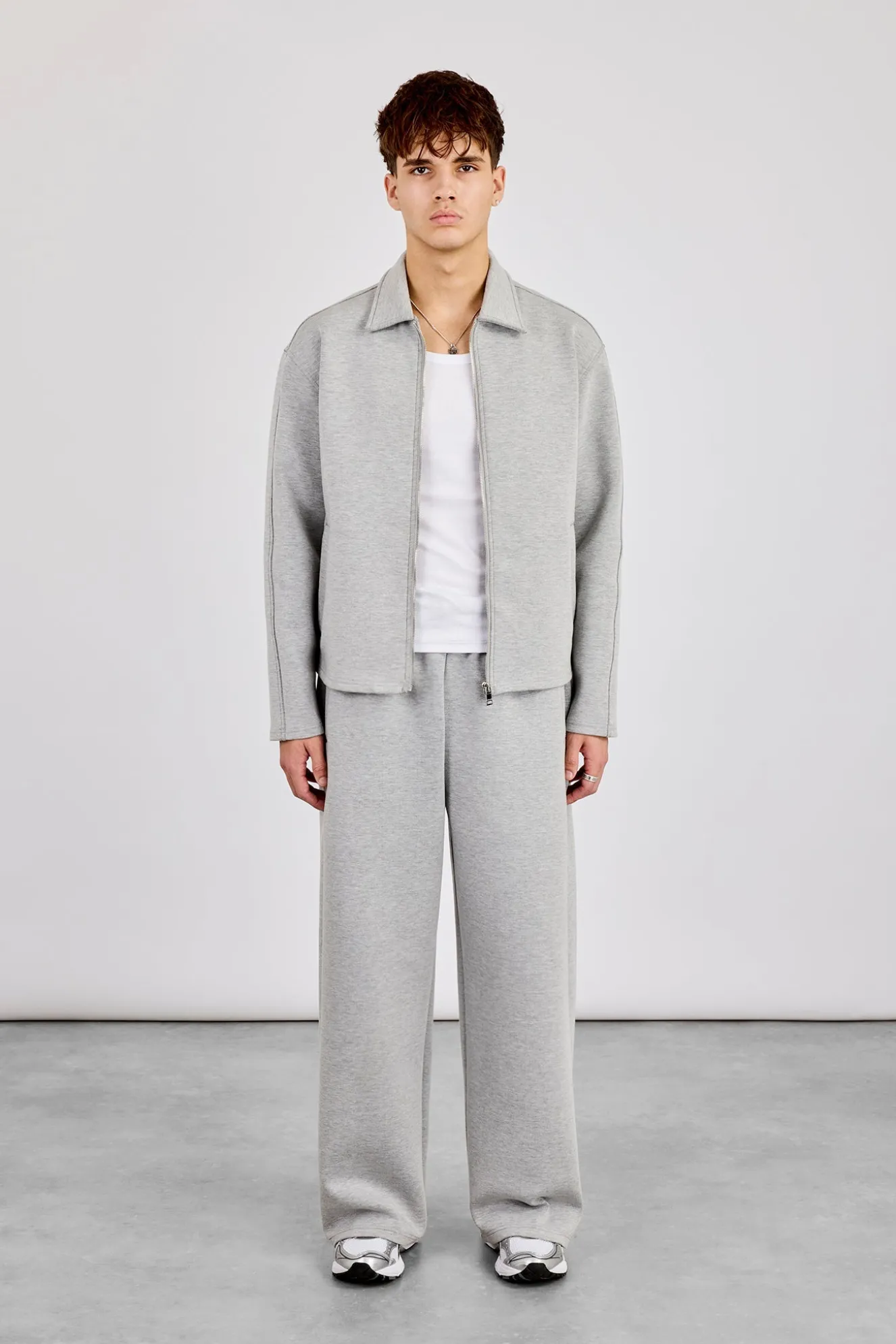 Scuba Harrington Jacket & Scuba Baggy Fit Trouser - Grey