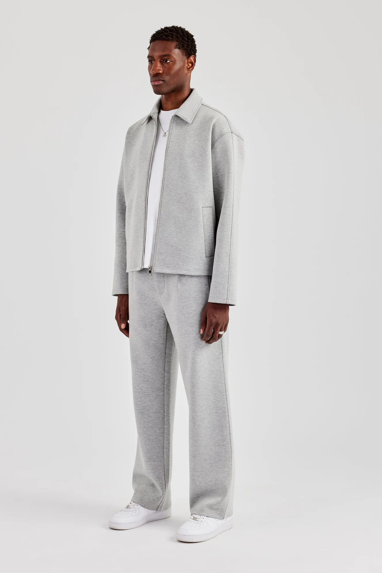 Scuba Harrington Jacket & Trouser - Grey