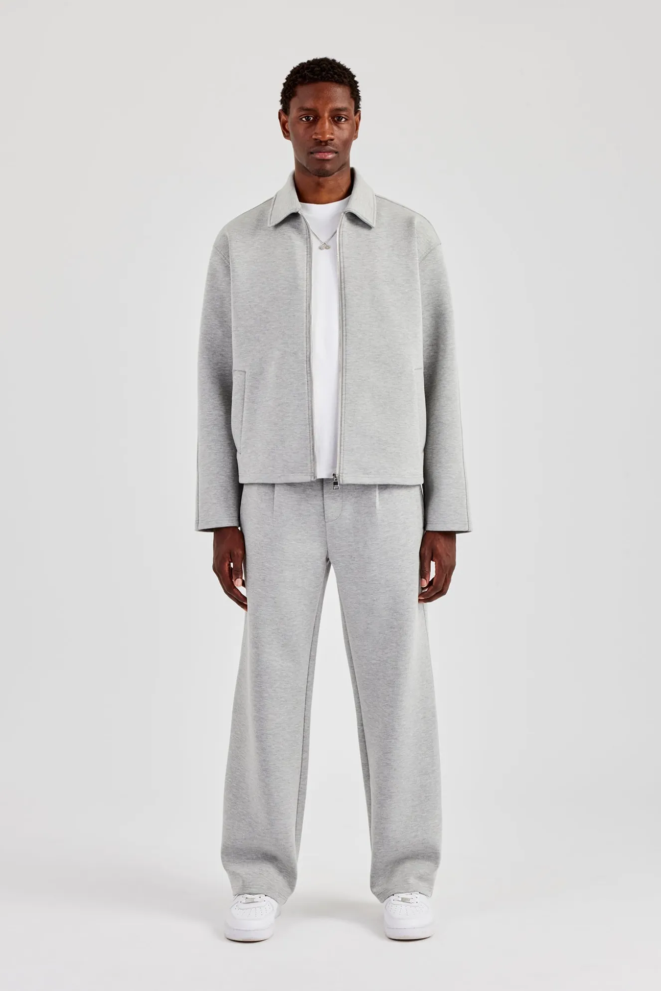 Scuba Harrington Jacket & Trouser - Grey