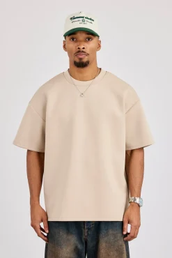 Scuba Oversized T-Shirt - Stone