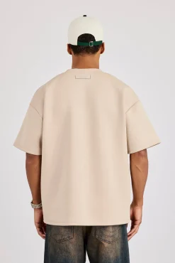 Scuba Oversized T-Shirt - Stone