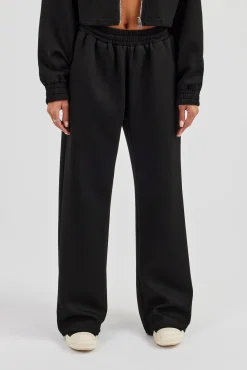 Scuba Wide Leg Jogger - Black