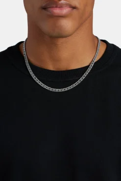 Square Cuban Chain - 5mm - White