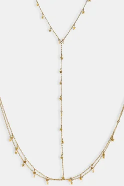 Star Layered Body Chain - 5mm - Gold