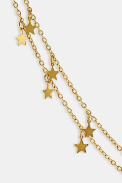 Star Layered Body Chain - 5mm - Gold