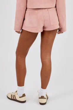 Suede Micro Short - Dusty Pink