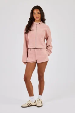 Suede Micro Short - Dusty Pink