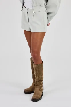 Suede Micro Short - Light Blue