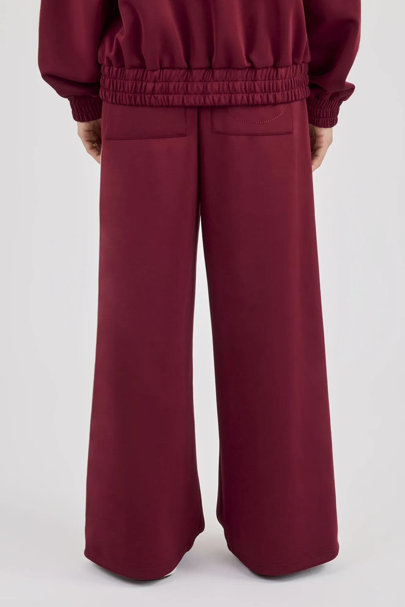 Super Baggy Taping Pant - Burgundy
