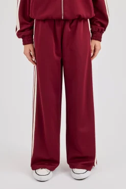 Super Baggy Taping Pant - Burgundy