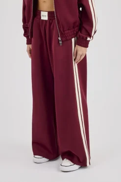 Super Baggy Taping Pant - Burgundy