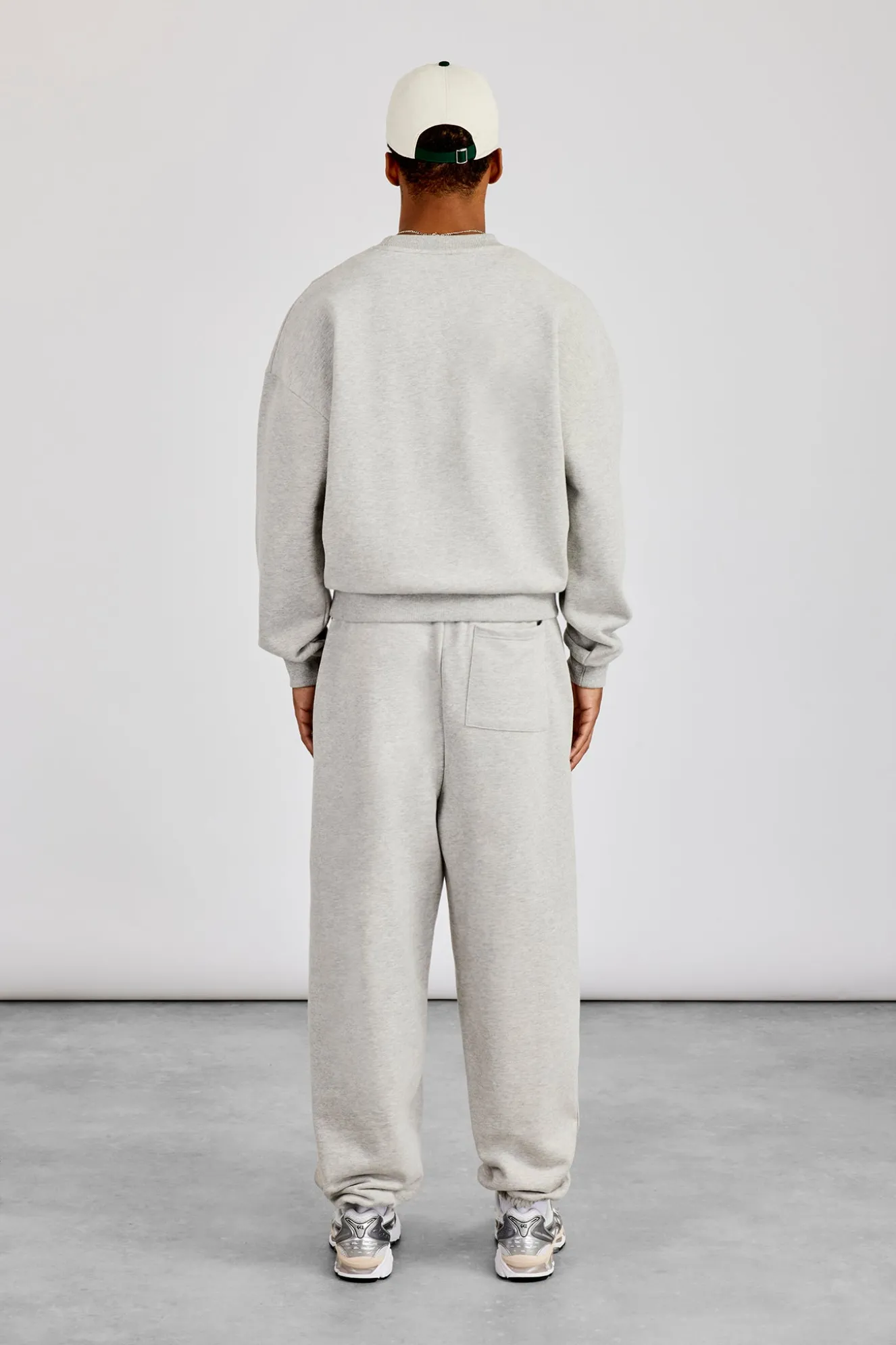 Sweater & Cuffed Jogger - Grey Marl