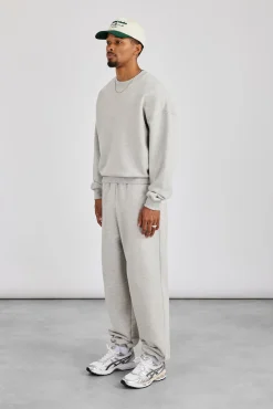 Sweater & Cuffed Jogger - Grey Marl