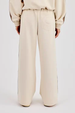 Taping Contrast Waistband Track Pant - Off White