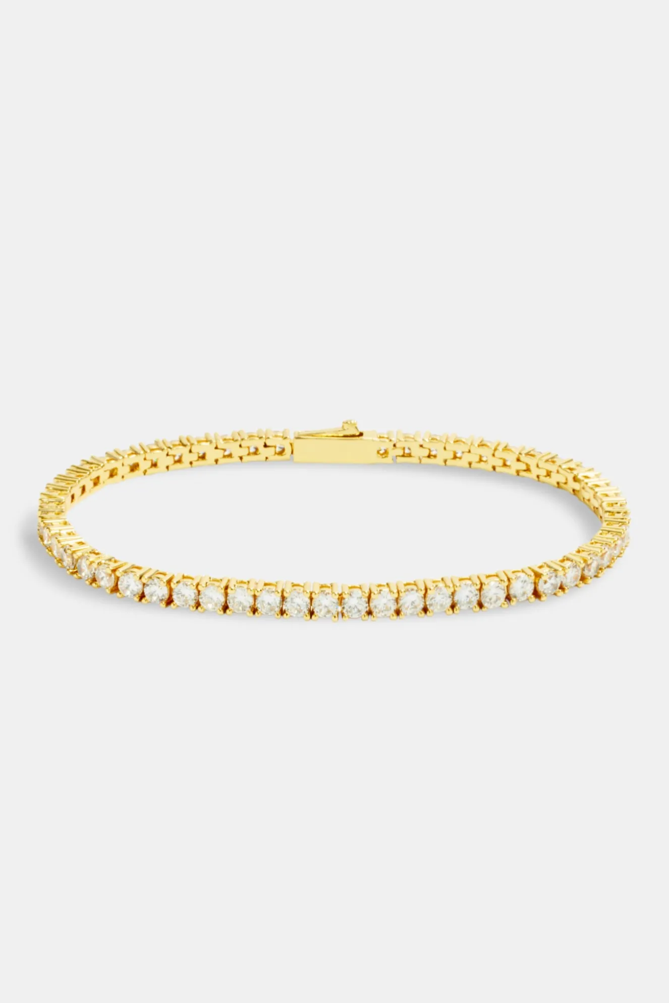 Tennis Bracelet - 3mm - Gold
