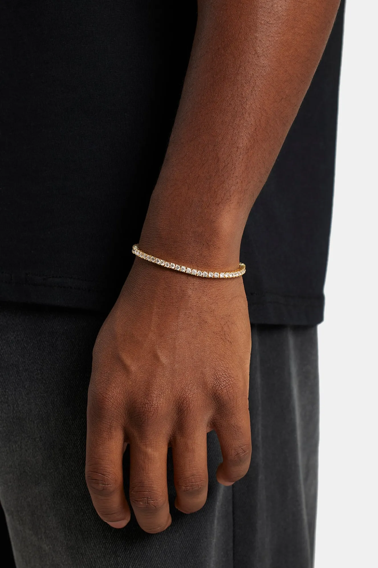 Tennis Bracelet - 3mm - Gold