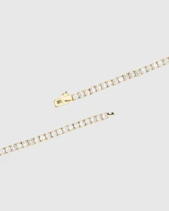 Tennis Bracelet - 3mm - Gold