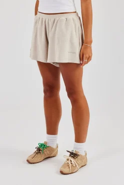Terry Towelling Short - Beige
