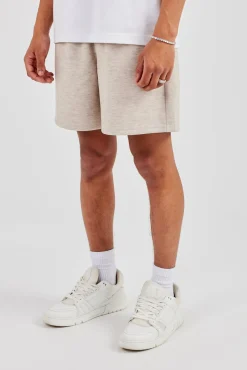 Textured Relaxed Short - Stone