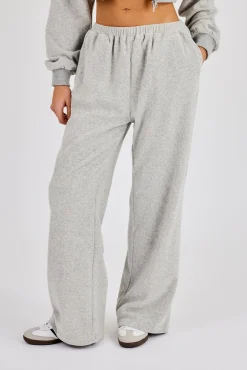 Towelling Relaxed Jogger - Grey