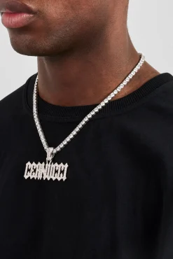 Trap Font Pendant - 22mm