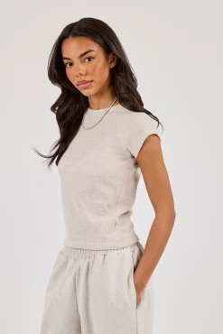 Waffle Baby Tee - Stone