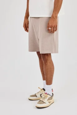 Waffle Relaxed Short - Stone