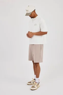 Waffle Relaxed Short - Stone
